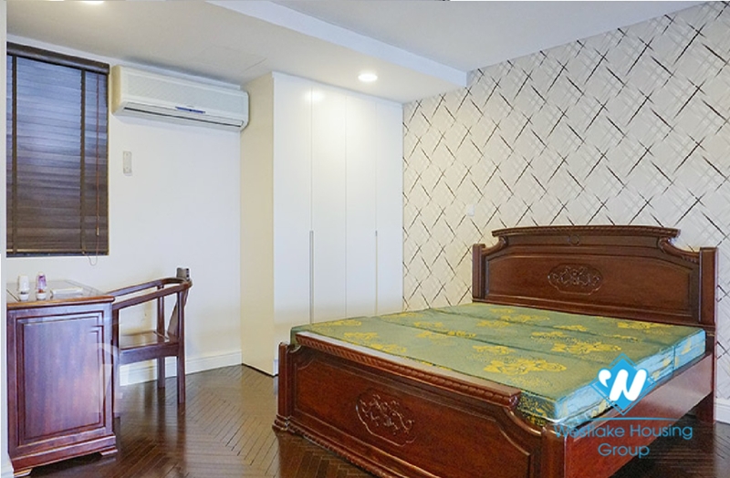 Three-bedroom duplex apartment for rent in Hoang Thanh Tower.